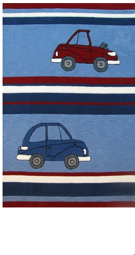 Detský koberec s autíčkami