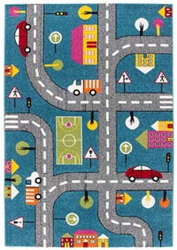 Detský koberec s autíčkami
